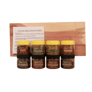 Cedar Grilling Plank Gift Set