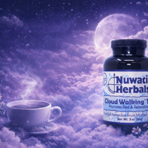 Cloud Walking Tea 3oz — official Nuwati Herbals product artwork