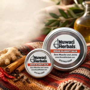 Indian Blanket Balm — official Nuwati Herbals product artwork
