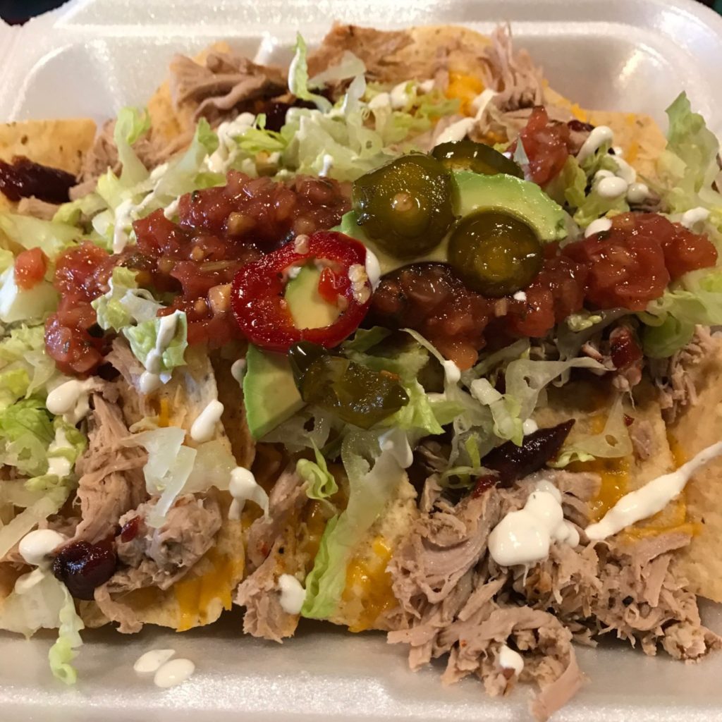 Loaded Pork Nachos