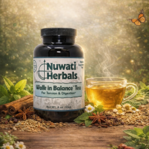 Walk in Balance Tea — official Nuwati Herbals product artwork