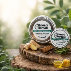 Nuwati Herbals Four Directions Balm — official Nuwati Herbals product artwork