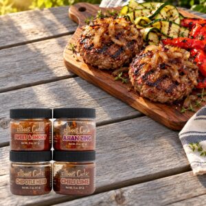 Garlic Grillers Sampler with food serving inspiration