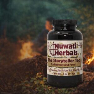 Storyteller Tea 4oz — official Nuwati Herbals product artwork