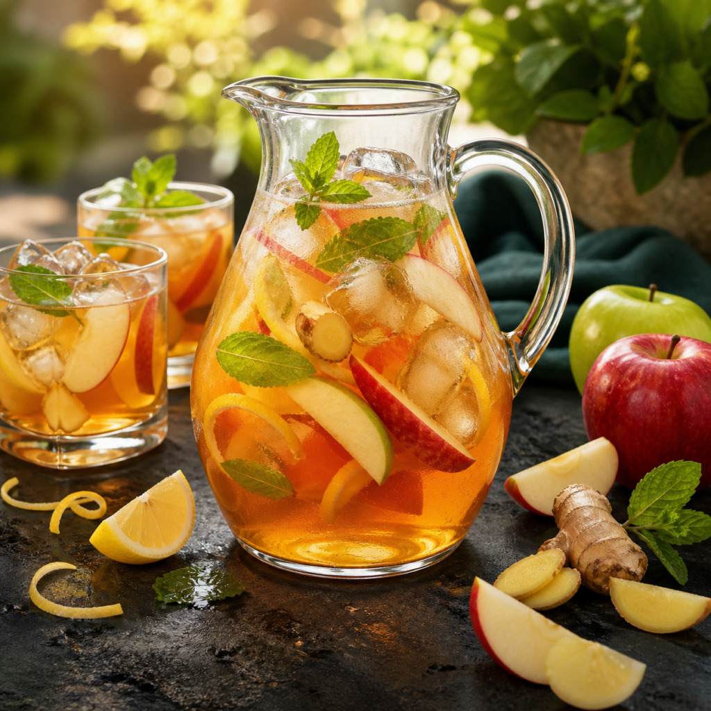 Apple-Ginger Iced Tea