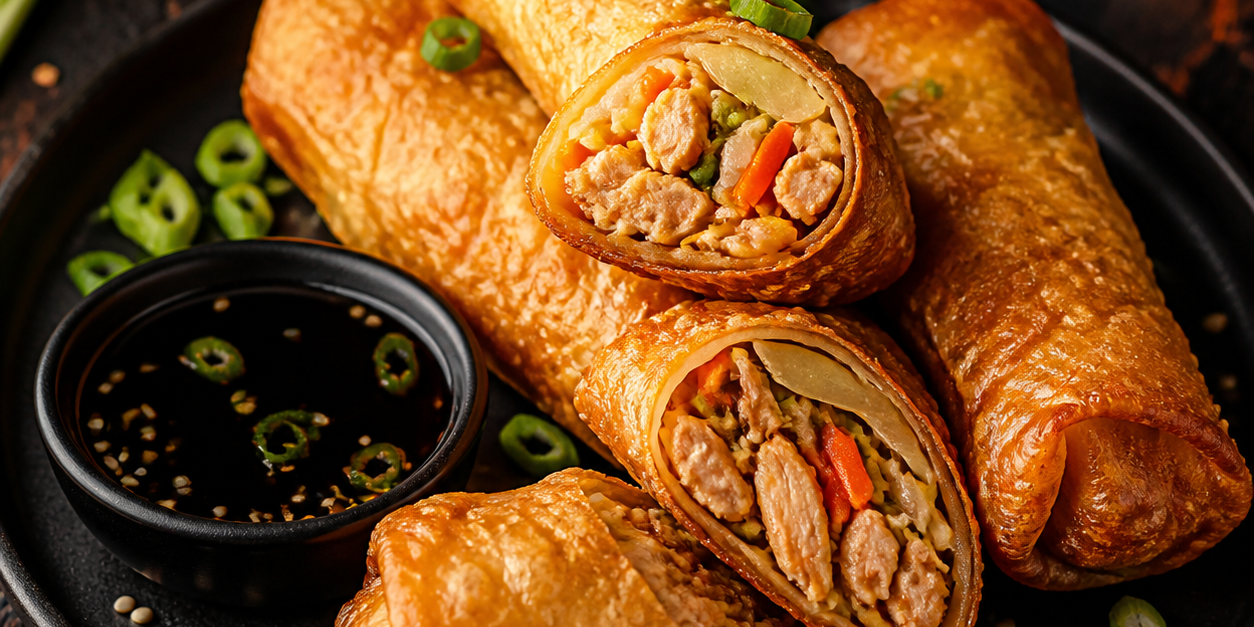 Asian Ginger Chicken Egg Rolls Asian Ginger Chicken Egg Rolls