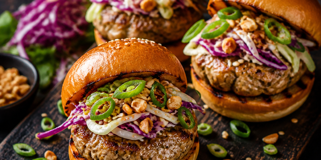 Asian Zing Turkey Sliders