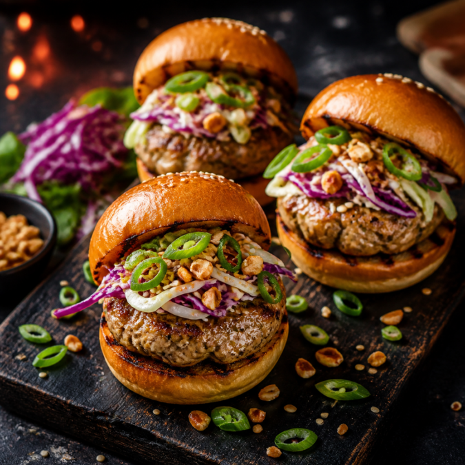 Asian Zing Turkey Sliders