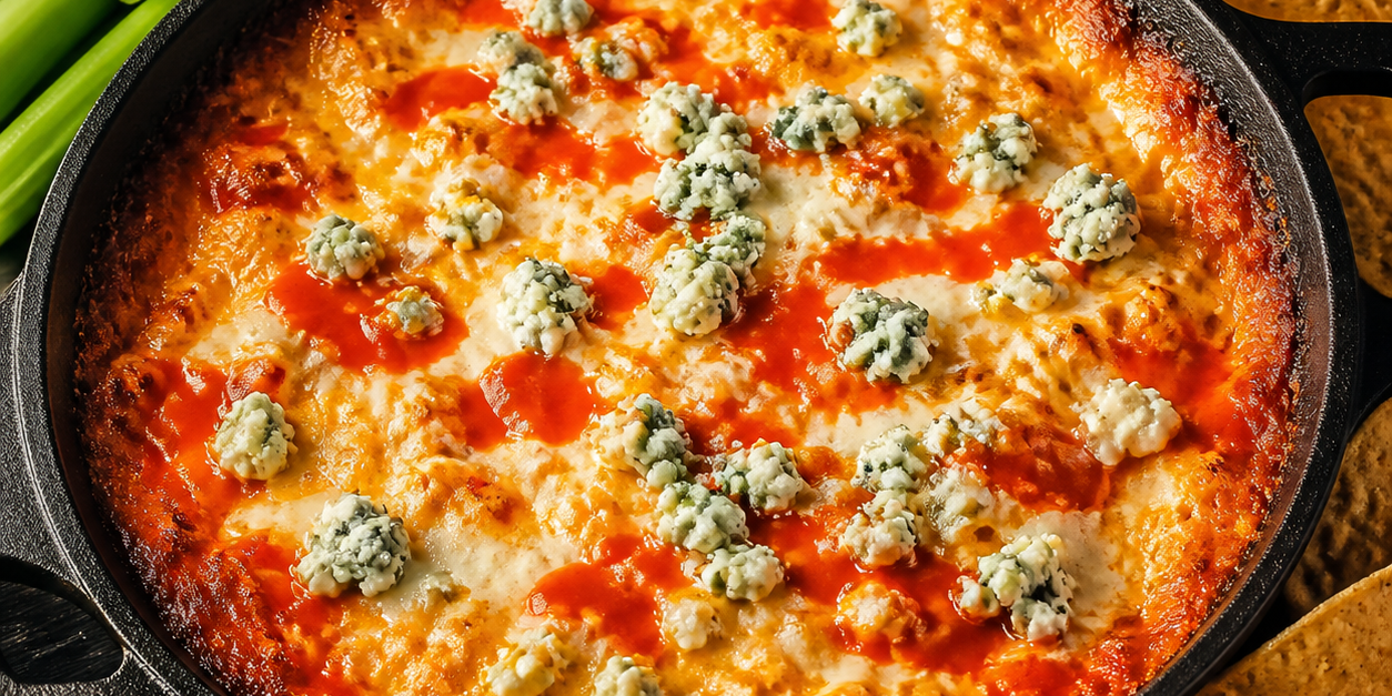 Baked Buffalo Chicken Dip