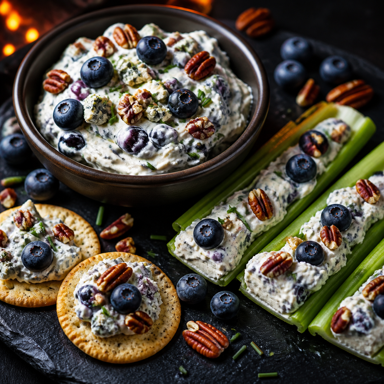 Blueberry Blue-Cheese Spread