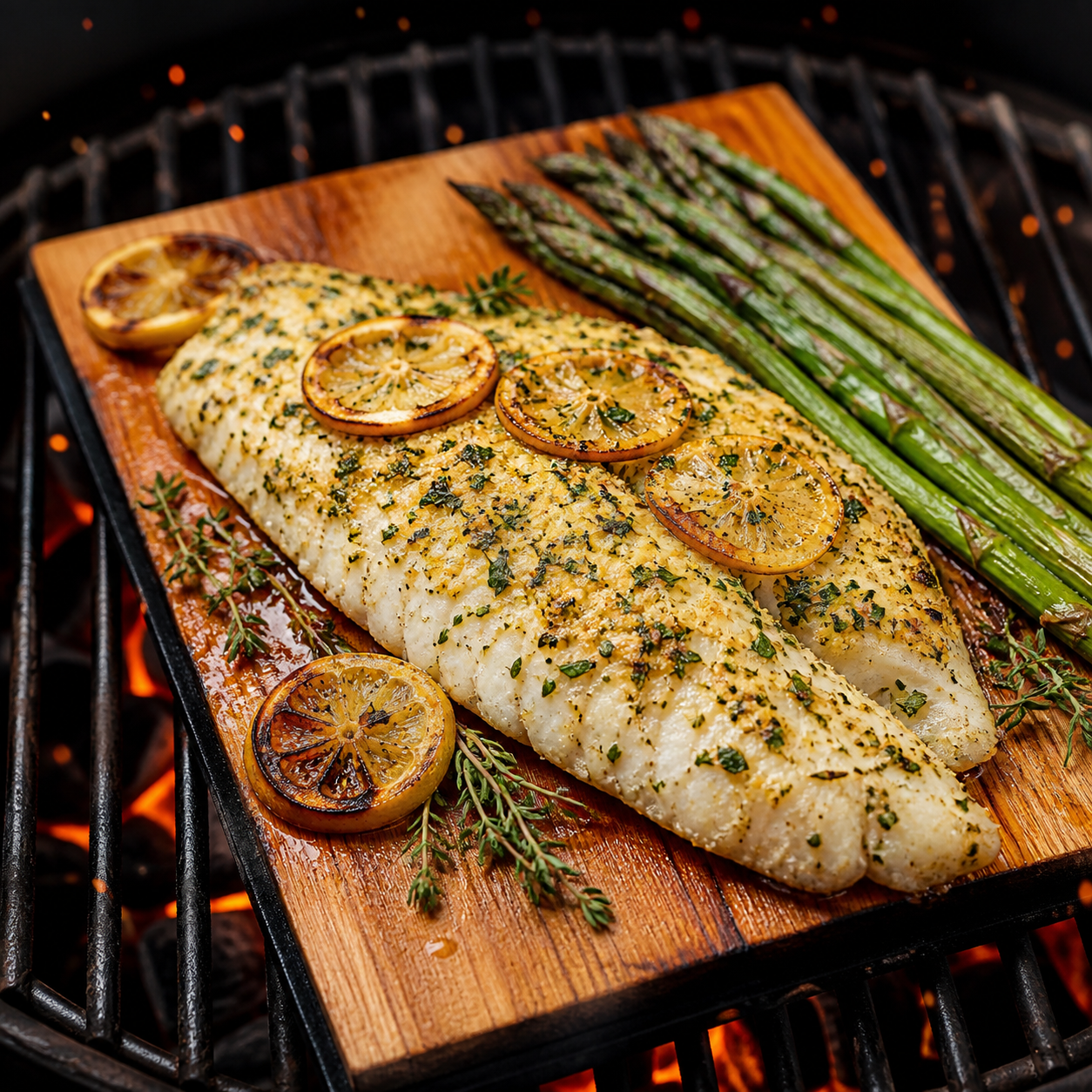 Cedar-Plank Lemon Tilapia