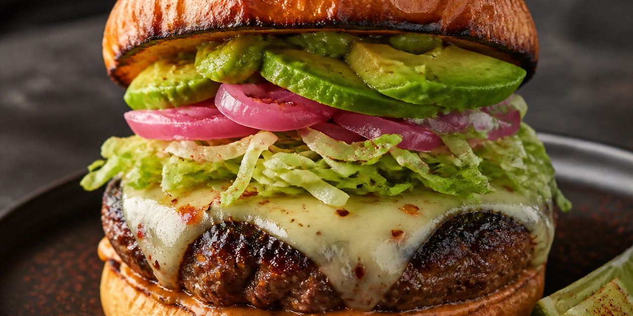 Chili-Lime Avocado Burgers