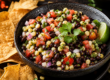 Chili-Lime Black Bean Caviar