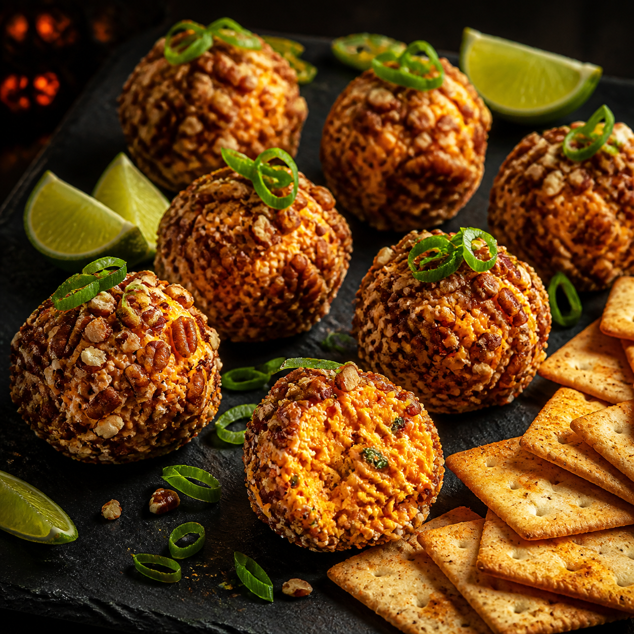 Chili-Lime Cheese Balls