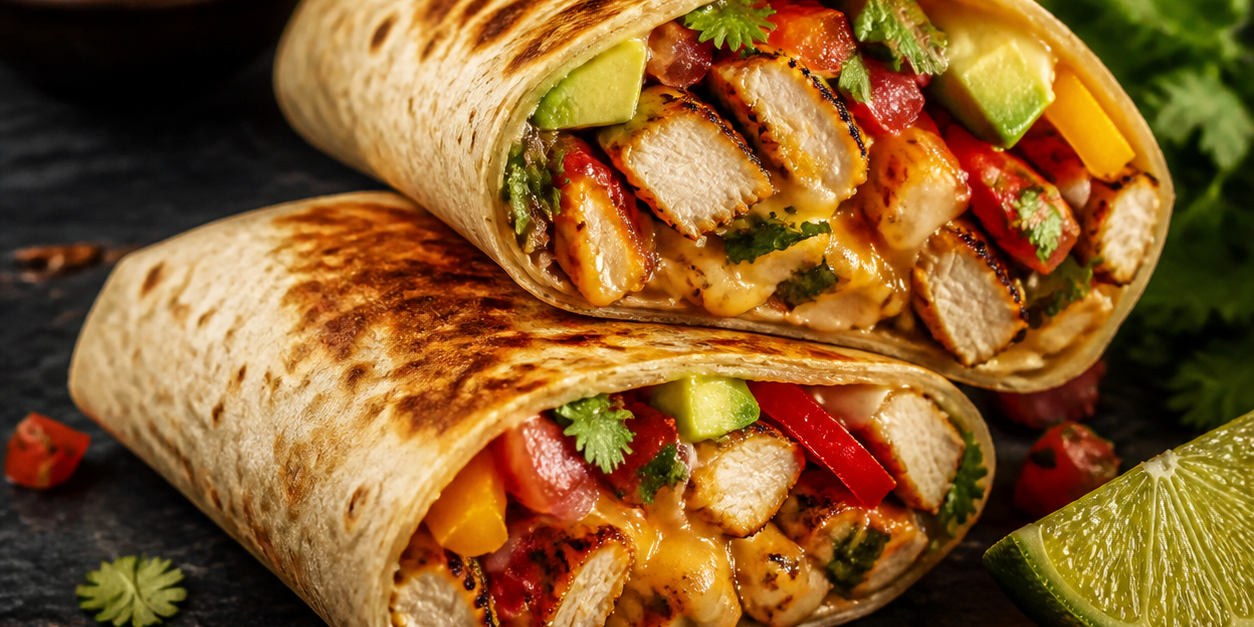 Chili-Lime Chicken Wraps