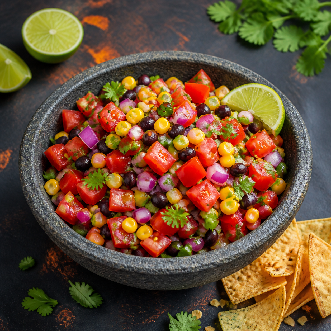 Chili-Lime Garden Salsa