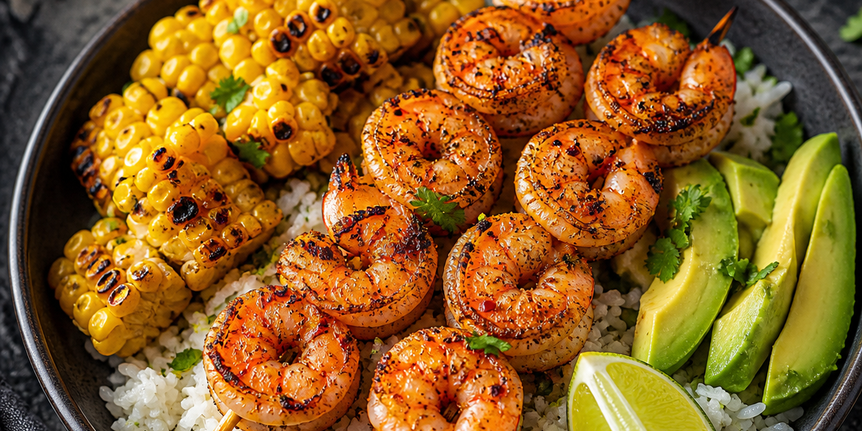 Chili-Lime Shrimp Rice Bowls Chili-Lime Shrimp Rice Bowls