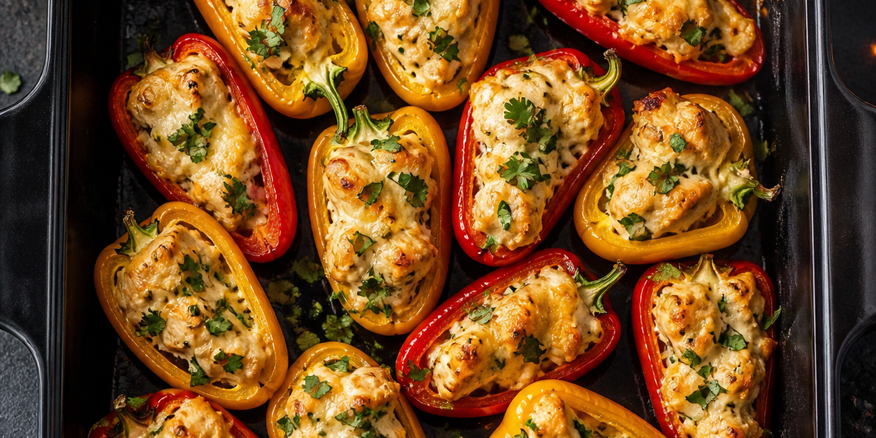 Chili-Lime Sweet Pepper Poppers Chili-Lime Sweet Pepper Poppers