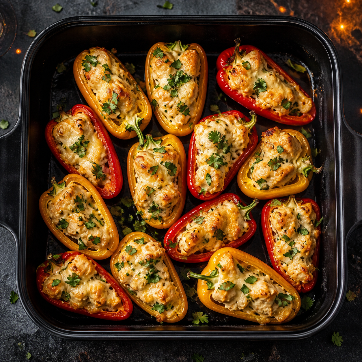 Chili-Lime Sweet Pepper Poppers