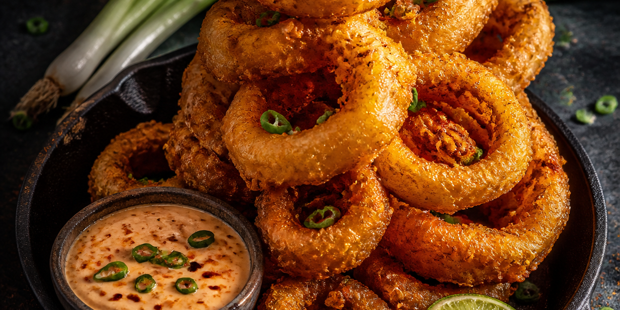 Chipotle-Chili Lime Onion Rings Chipotle-Chili Lime Onion Rings