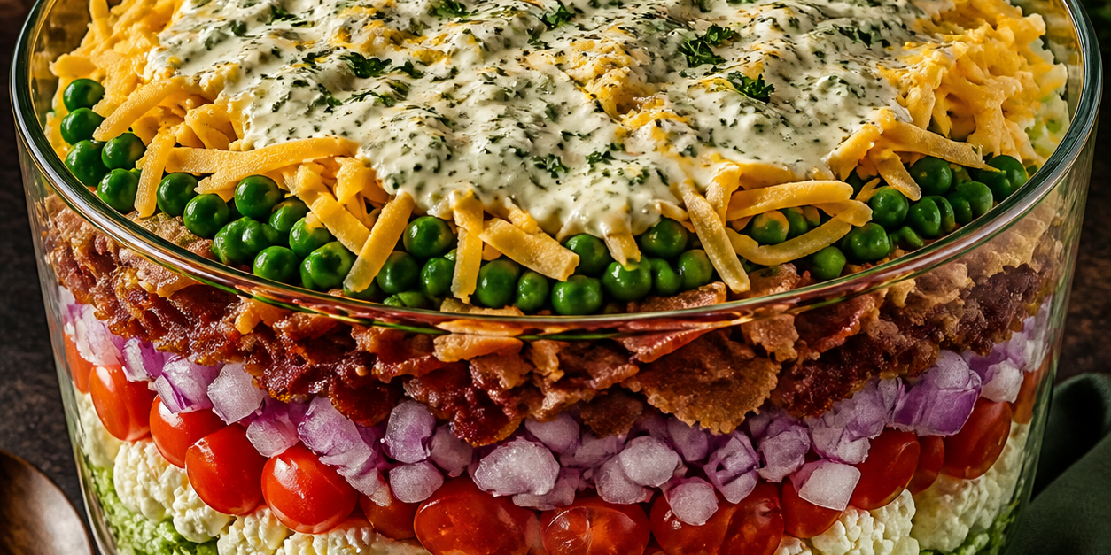 Good-to-Gourmet Seven-Layer Salad Good-to-Gourmet Seven-Layer Salad