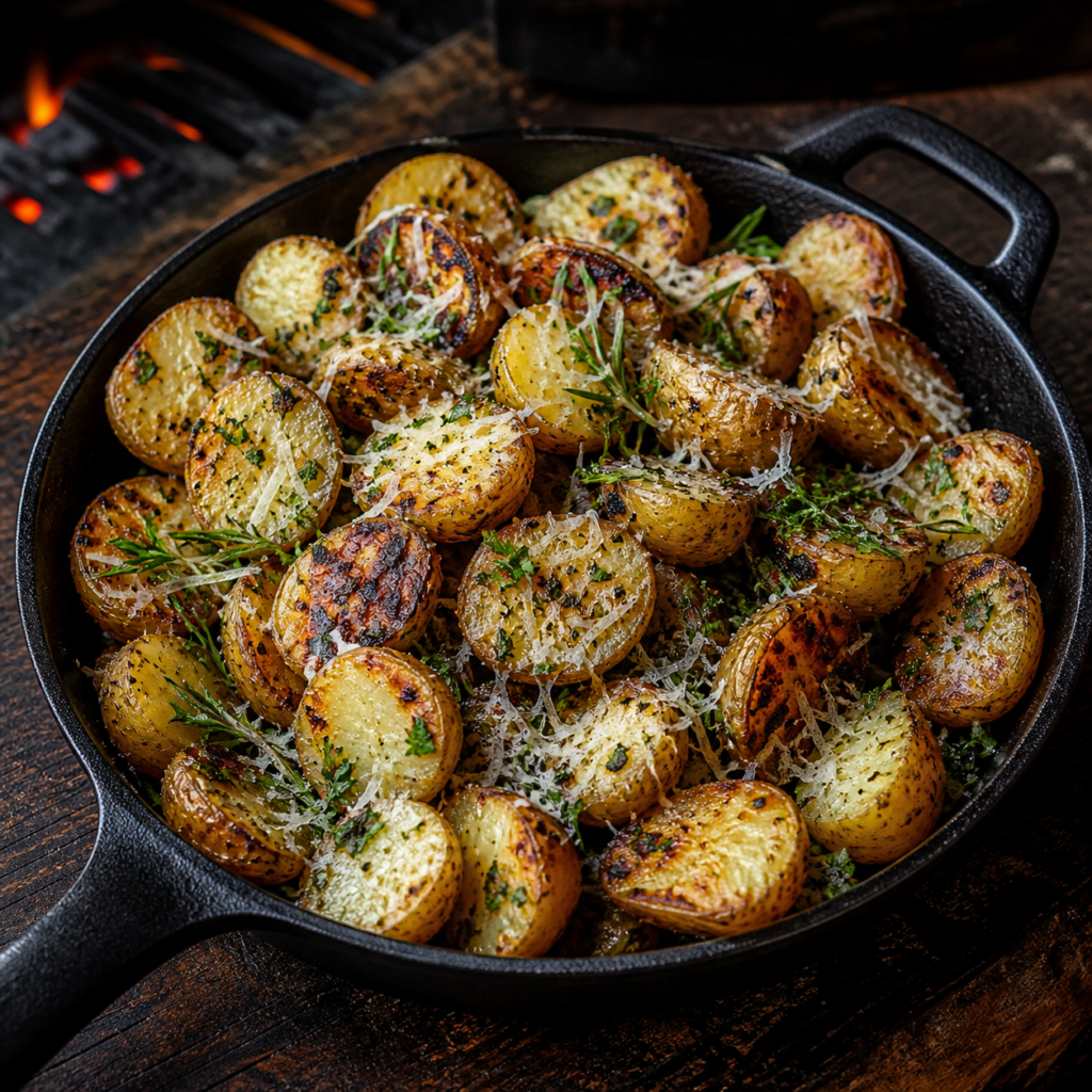 Grilled Parmesan Tuscan Potatoes