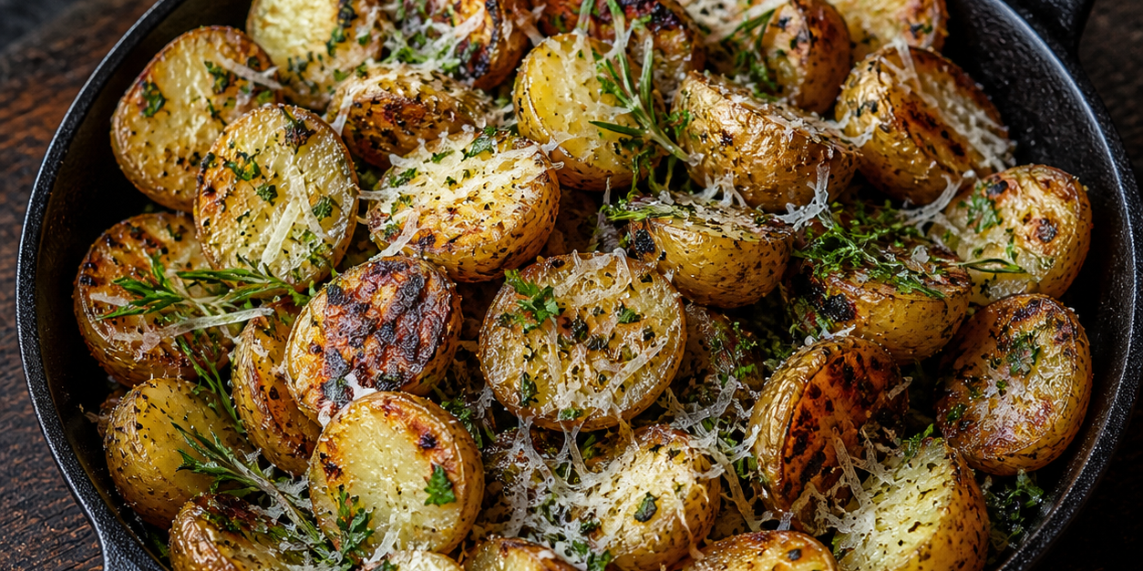 Grilled Parmesan Tuscan Potatoes Grilled Parmesan Tuscan Potatoes