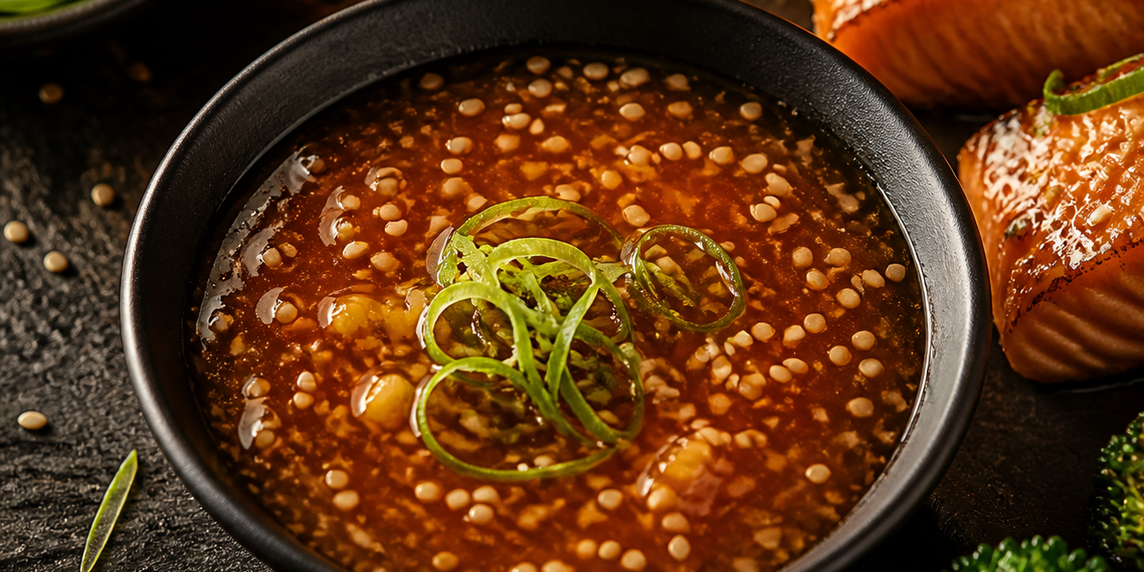 Honey Ginger Sesame Glaze