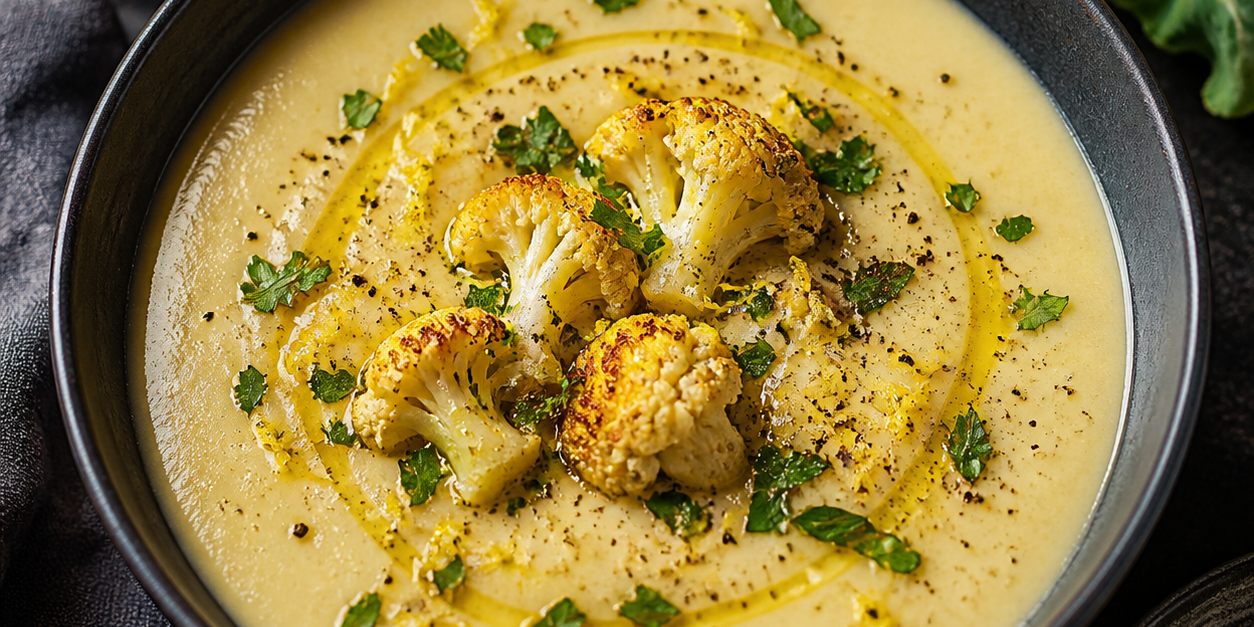 Lemon Cauliflower Soup Lemon Cauliflower Soup
