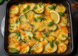 Lemon Cheesy Summer Squash Bake
