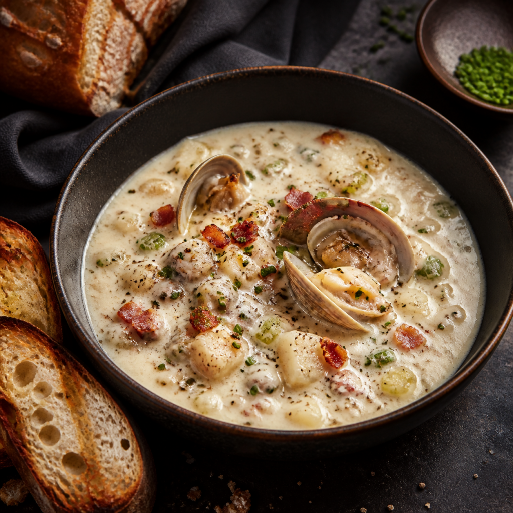 Lemon Clam Chowder