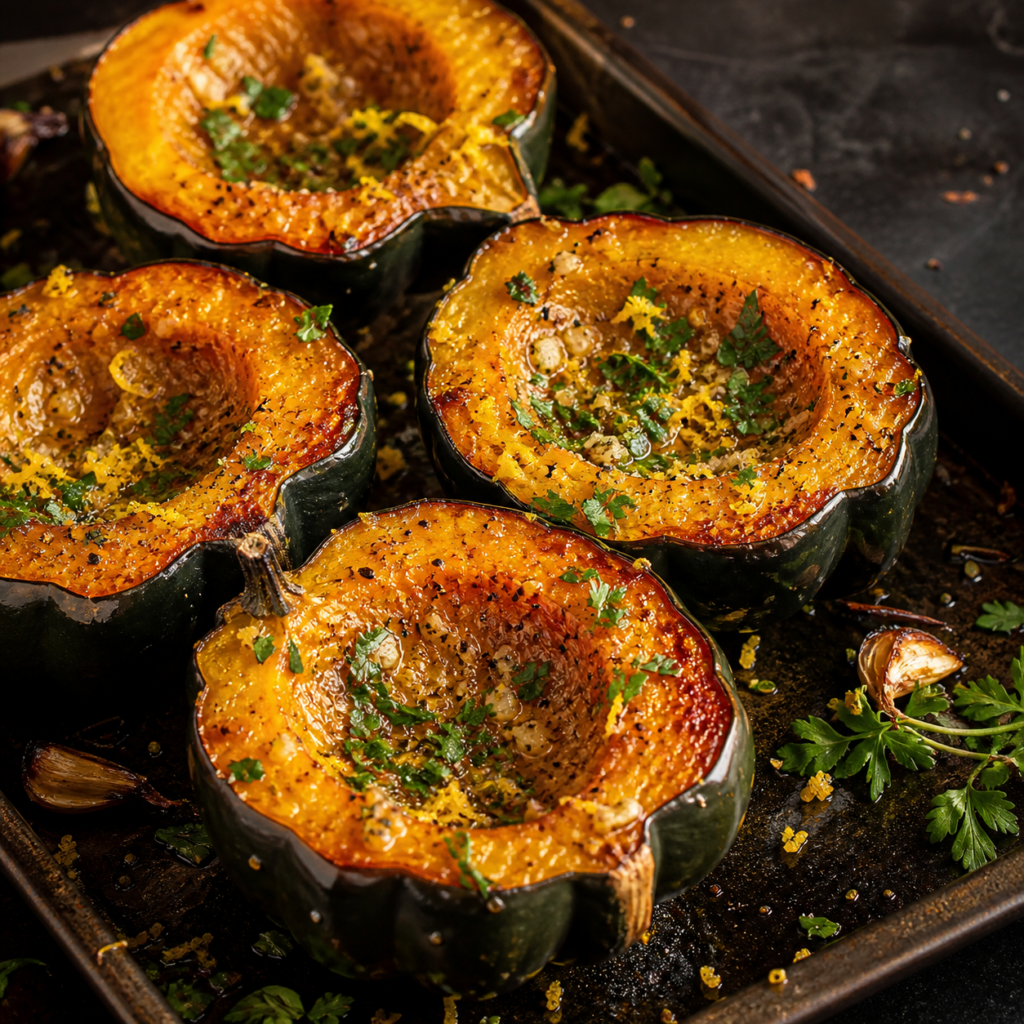 Lemon-Herb Acorn Squash
