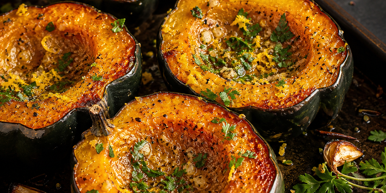 Lemon-Herb Acorn Squash