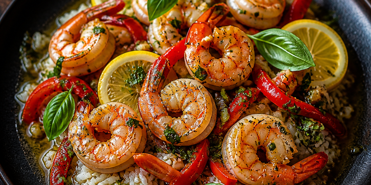 Lemon-Herb Shrimp Rice Skillet Lemon-Herb Shrimp Rice Skillet