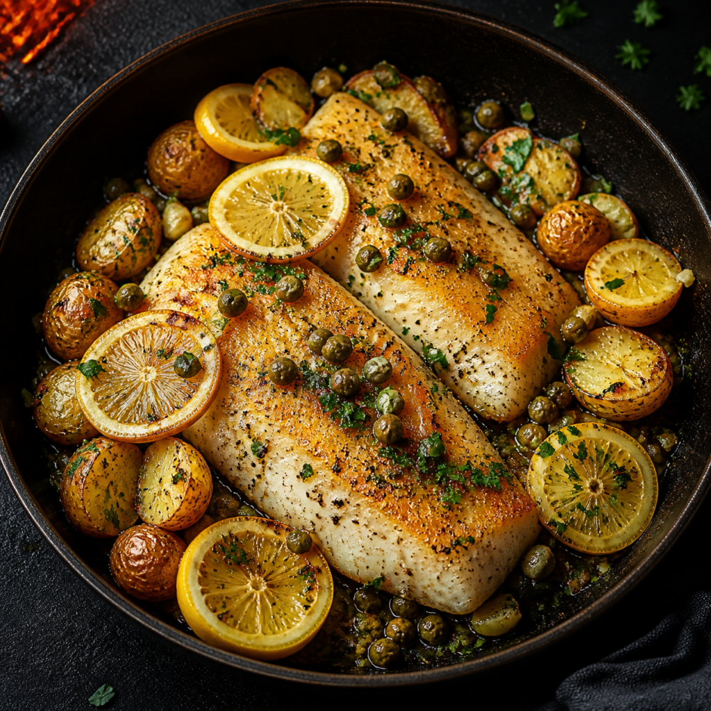 Lemon Pan-Fried Fish