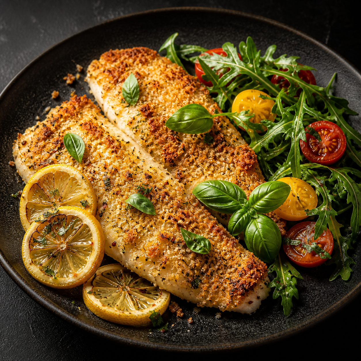 Lemon Zest Italian Tilapia