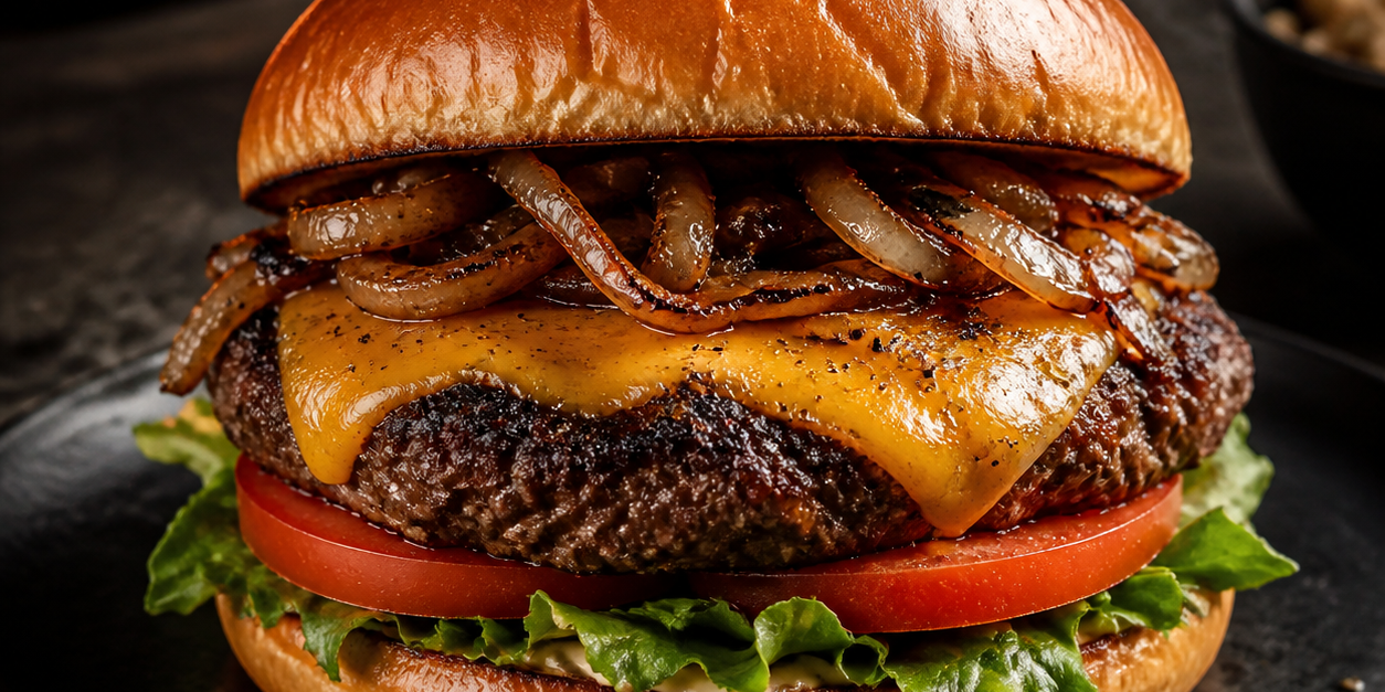 Original Caramelized-Onion Burgers Original Caramelized-Onion Burgers