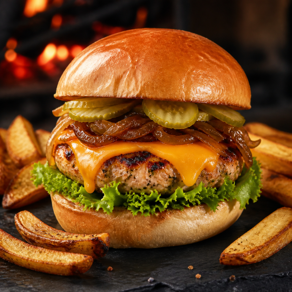 Original Garlic Turkey Burgers