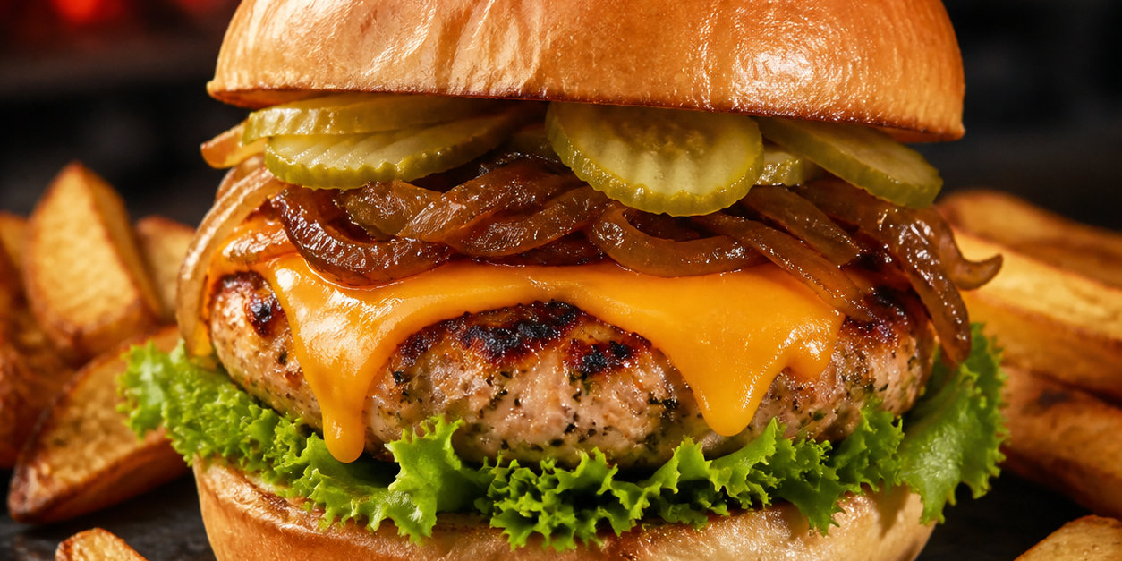 Original Garlic Turkey Burgers