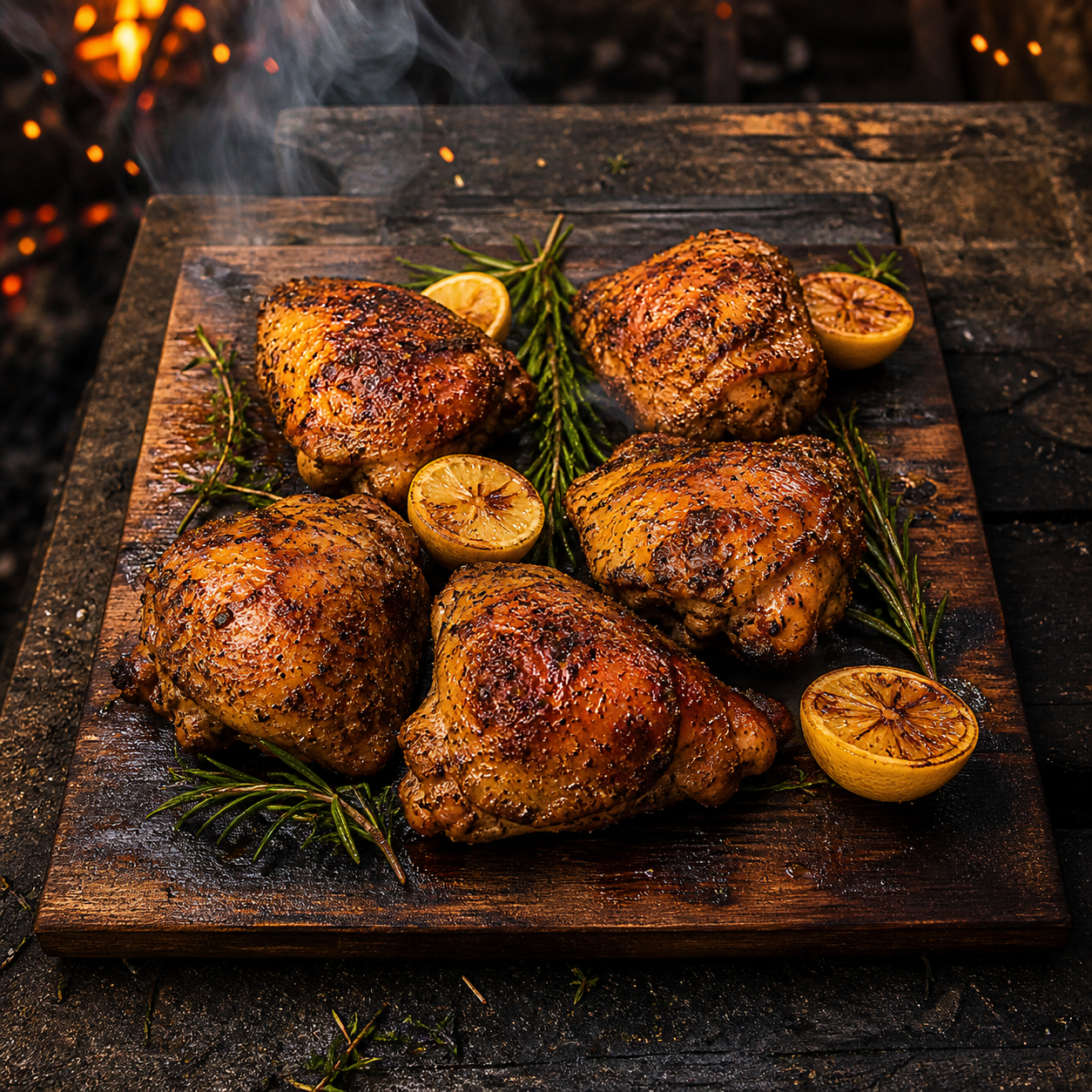 Smoked Zesty-Lemon Chicken