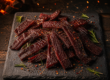 Sweet-Smoky Bourbon Beef Jerky