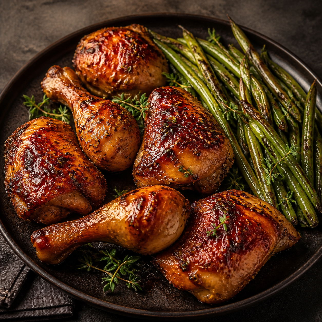 Sweet & Smoky Mustard Chicken
