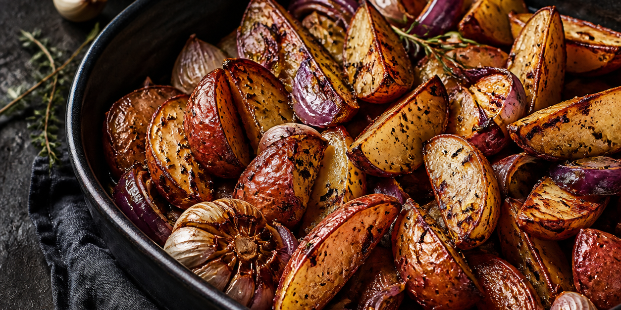 Sweet & Smoky Potatoes with Onions Sweet & Smoky Potatoes with Onions