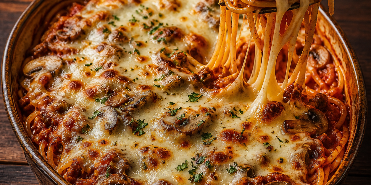 Tuscan Baked Spaghetti Tuscan Baked Spaghetti