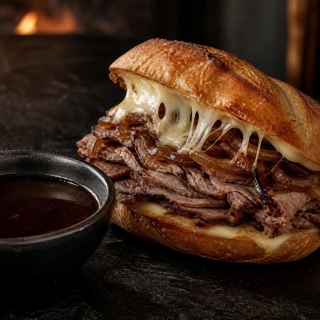Tuscan French Dip Sandwiches