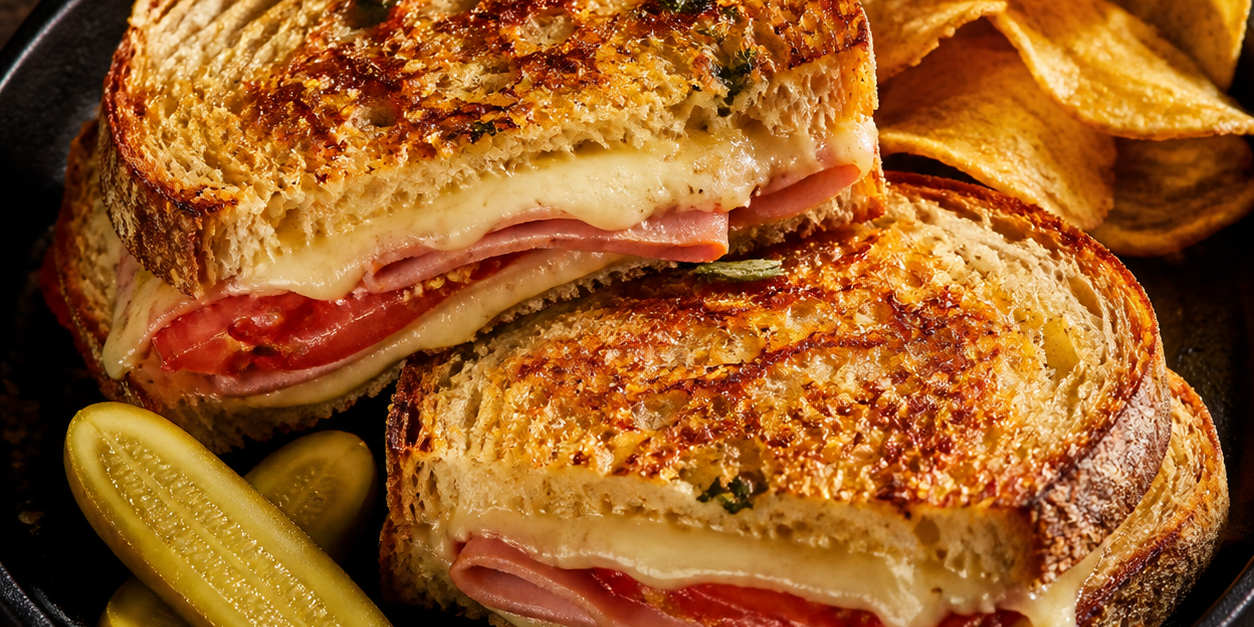 Tuscan Grilled Ham & Cheese