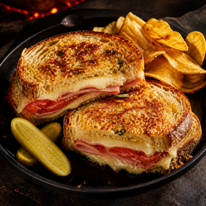 Tuscan Grilled Ham & Cheese