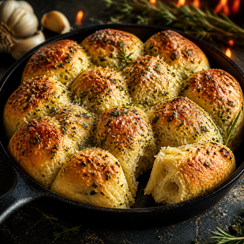 Tuscan Herb Pull-Apart Rolls