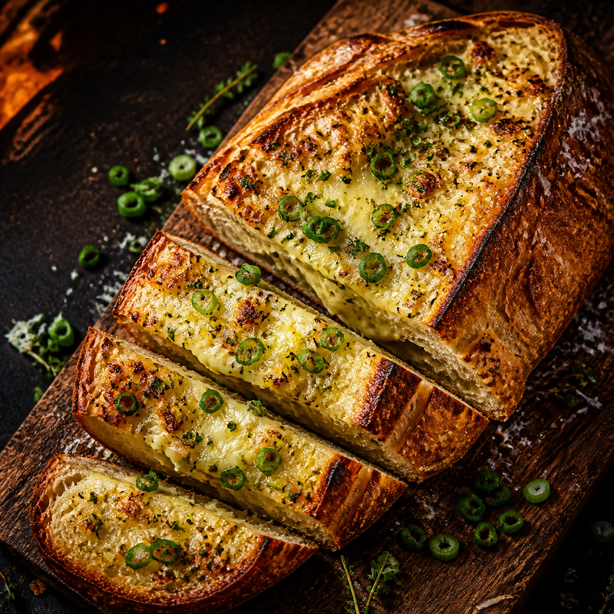 Tuscan Parmesan Garlic Bread
