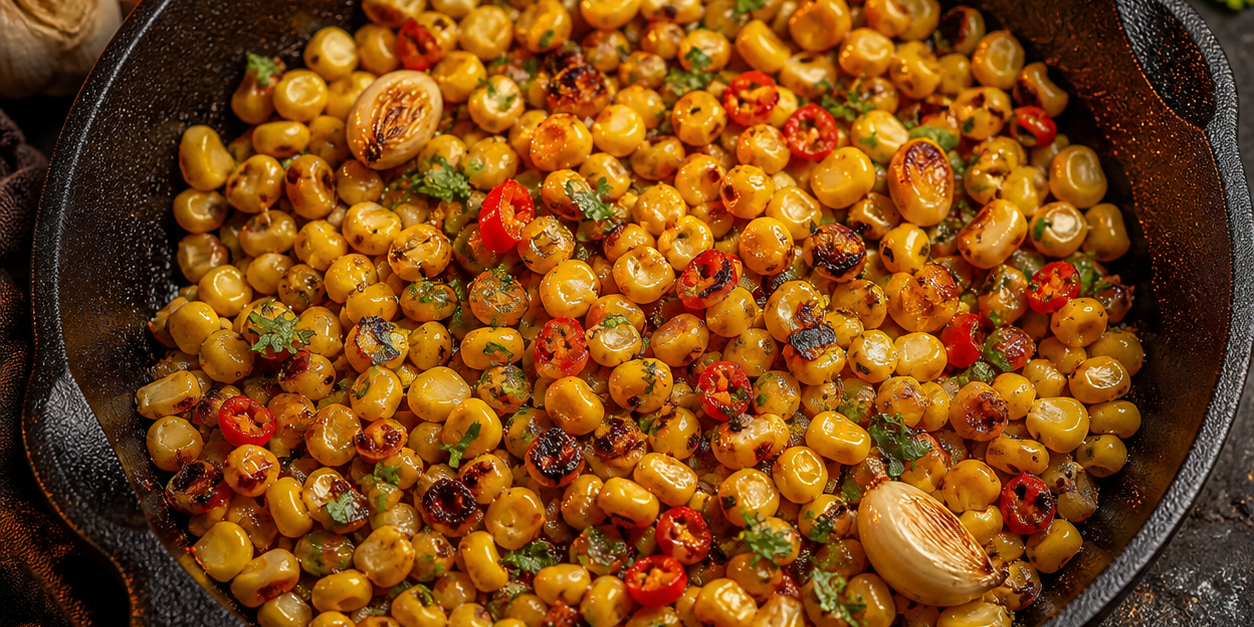 Tuscan Skillet-Fried Corn